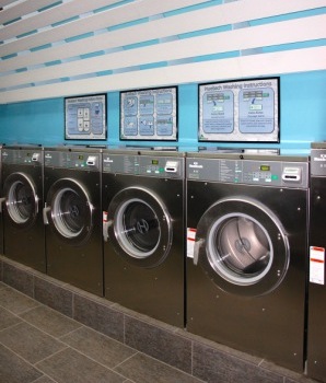 Münzbetriebene Wäschereigeräte